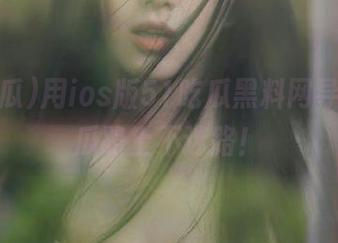 用ios版51吃瓜黑料网导航，吃瓜路上不迷路！
